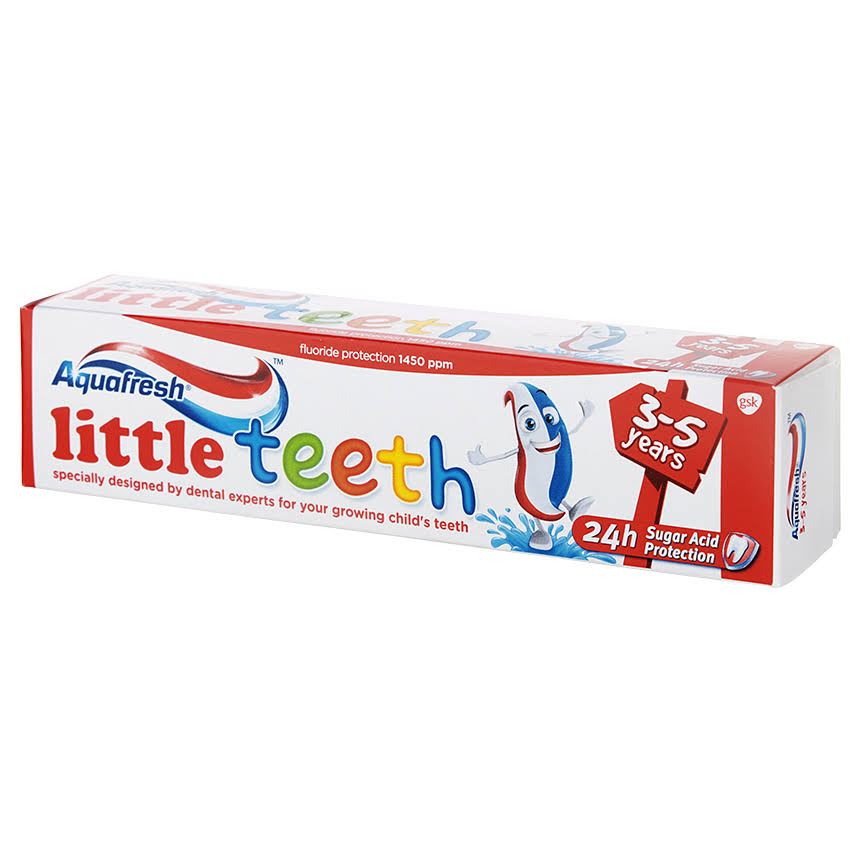 Aquafresh Little Teeth Fluoride Toothpaste - 50ml
