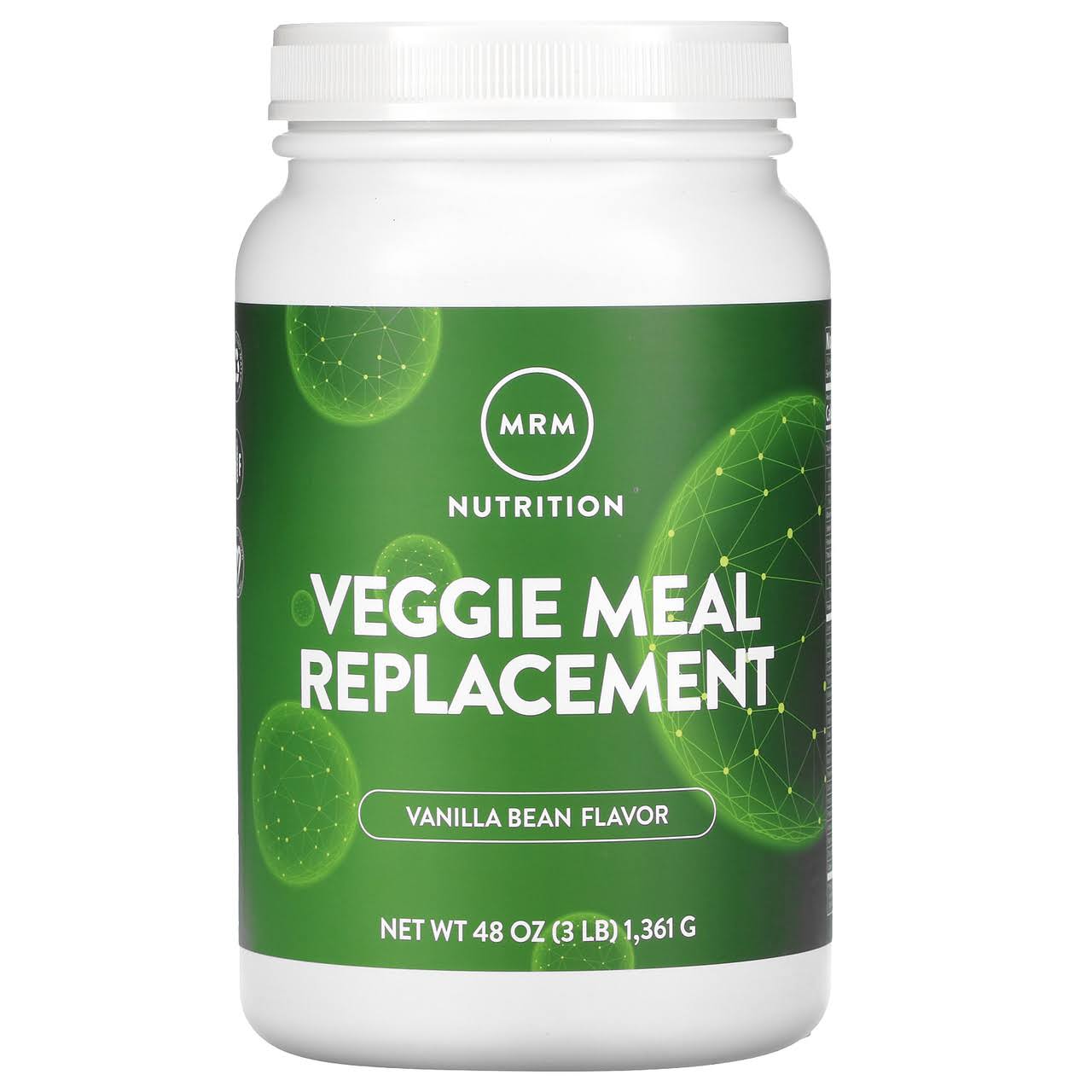 Mrm Veggie Meal Replacement - Vanilla Bean, 1363g