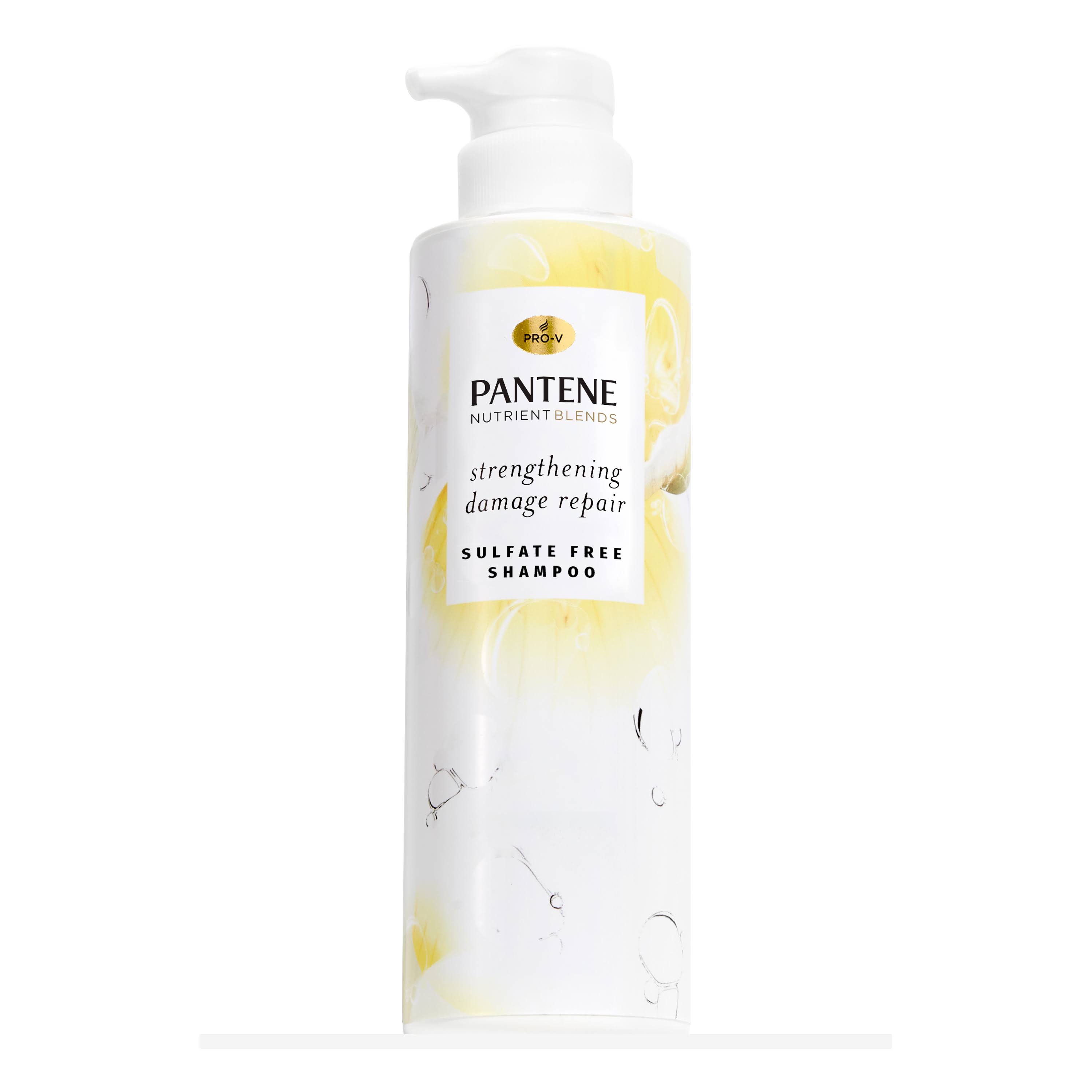 Pantene Nutrient Blends Strengthening Damage Repair Sulfate Free Shampoo with Castor Oil - 14.8 fl oz