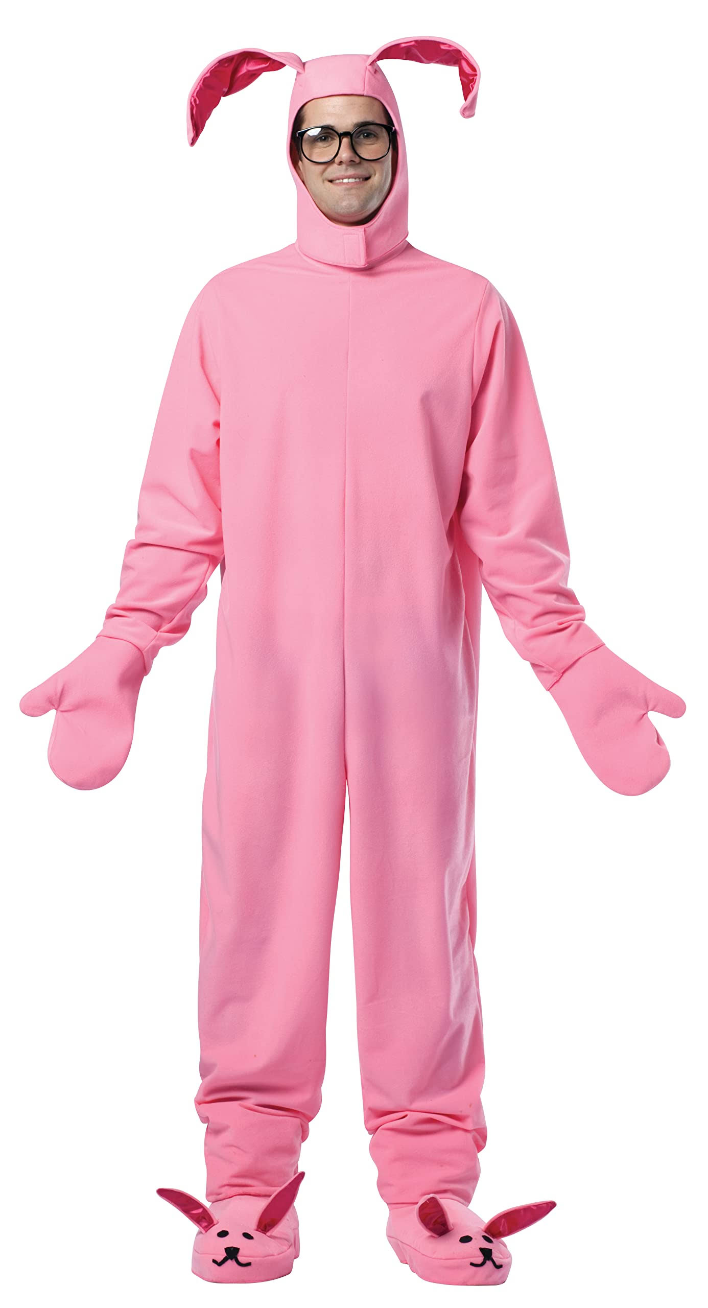 Rasta 248827 Christmas Bunny Adult Costume - Pink
