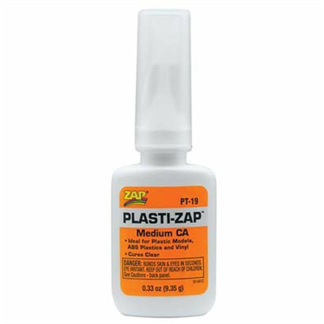 ZAP PT19 Plasti-Zap CA Glue - 1/3 oz