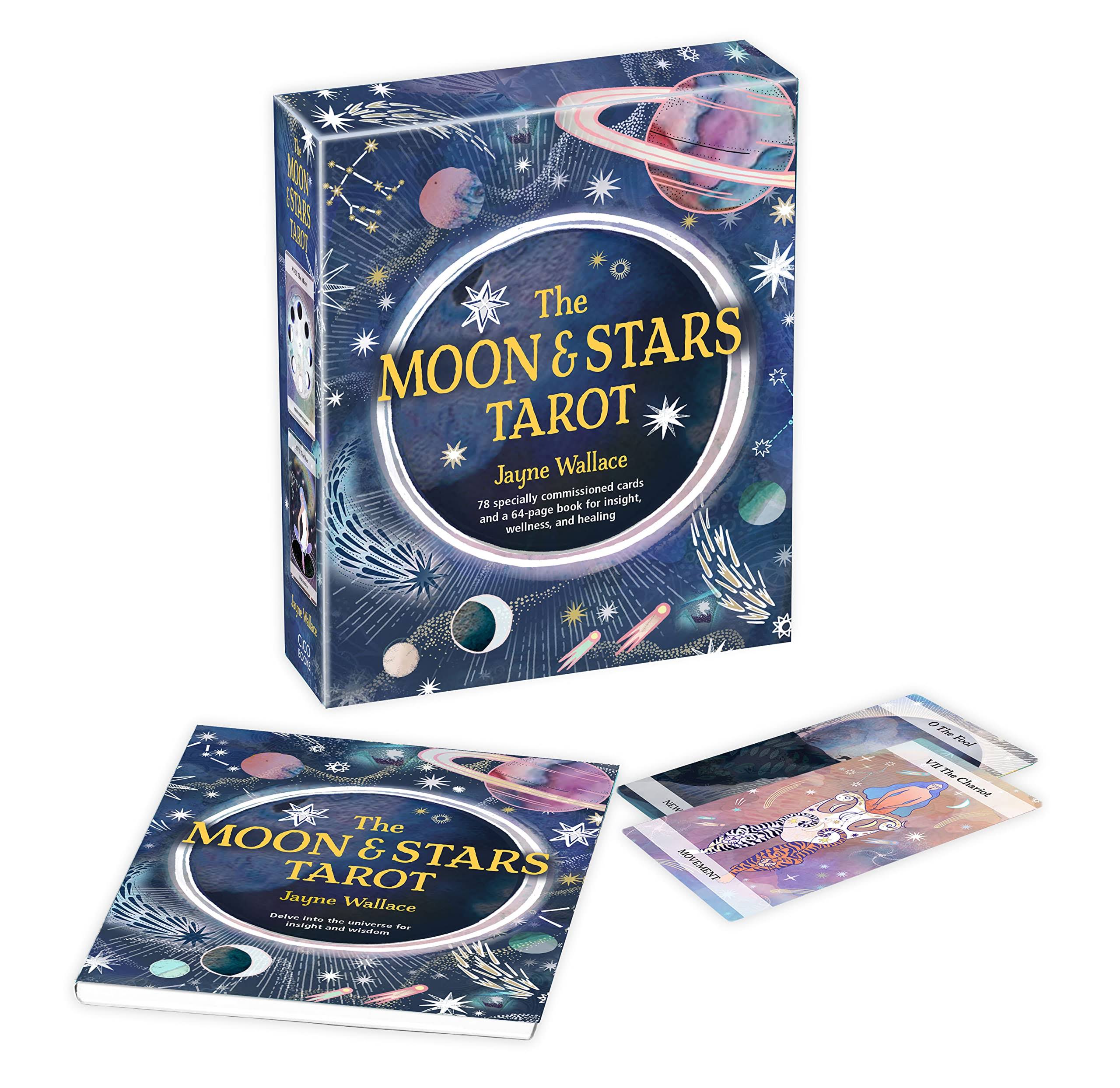 The Moon & Stars Tarot: Includes a Full Deck of 78 Specially Commissioned Tarot Cards and a 64-page Illustrated Book [Book]