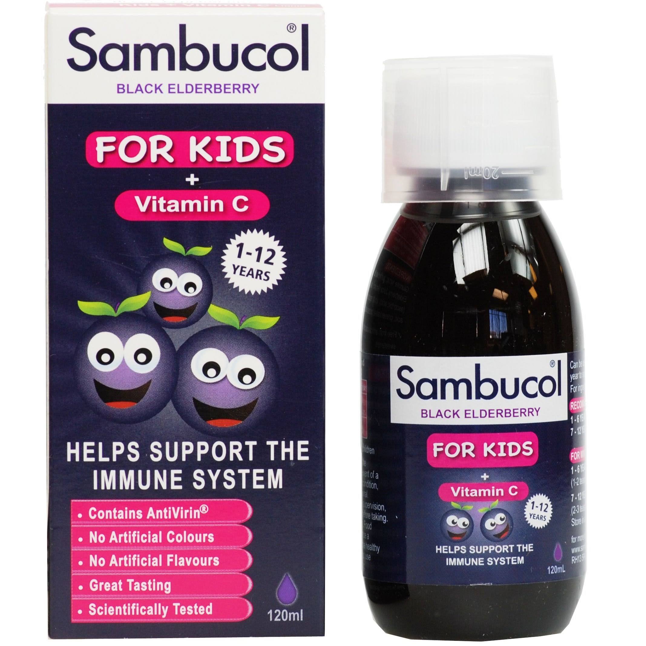 Sambucol Kids Black Elderberry Liquid Extract - 120ml