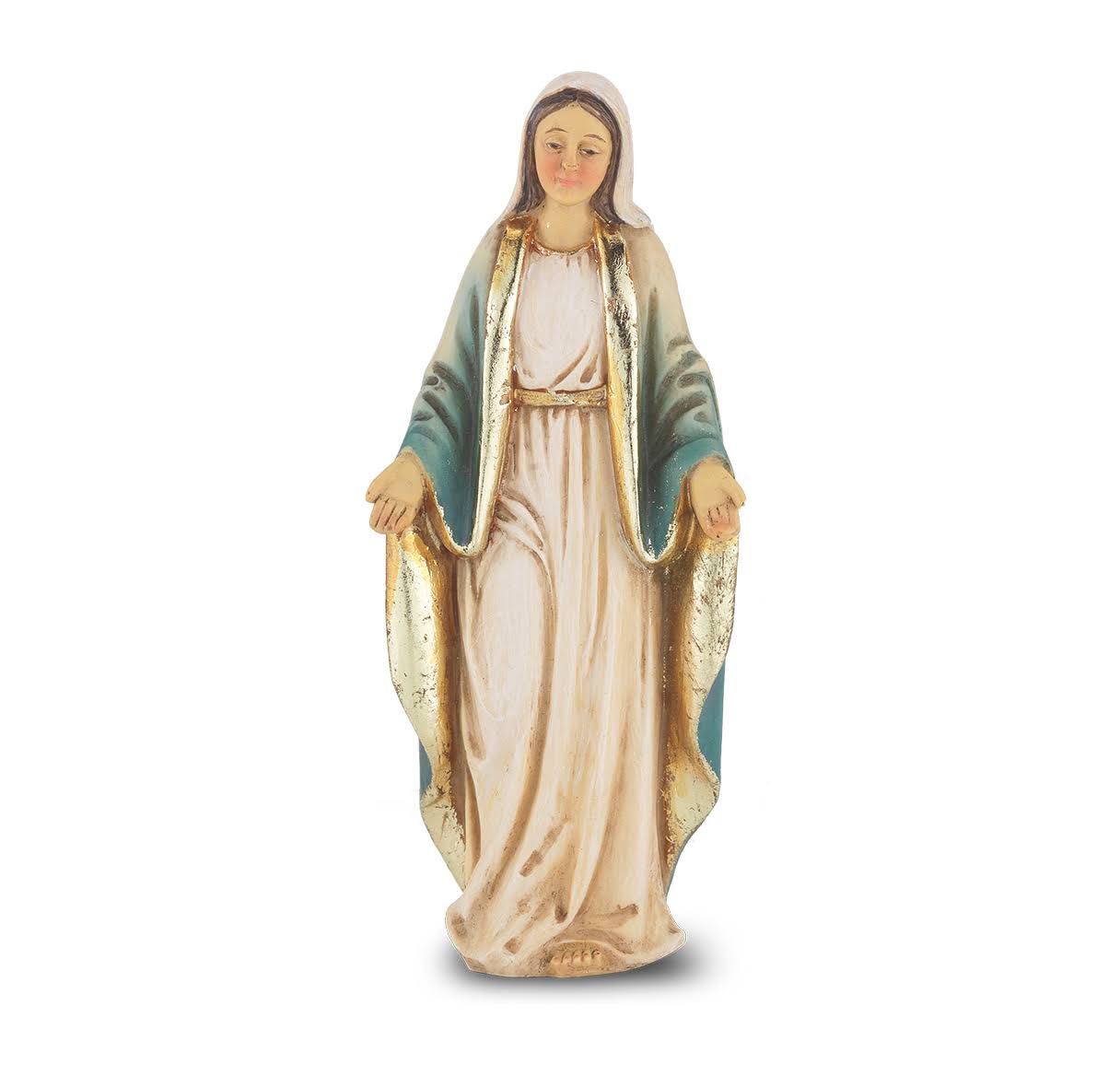 4" Our Lady of Grace Hand Painted Statue