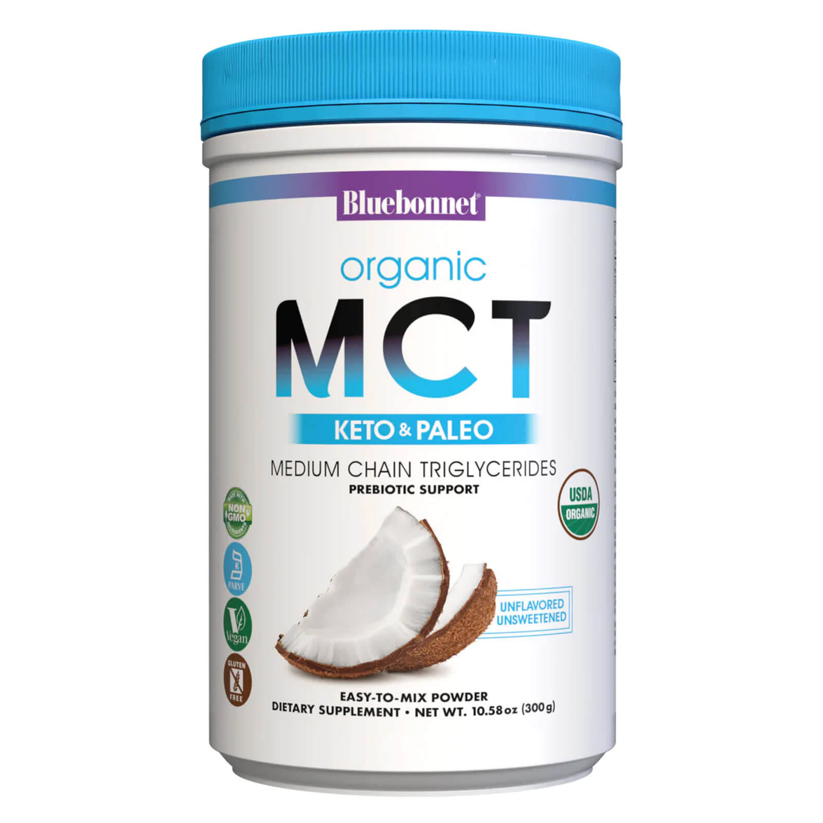 Bluebonnet Organic MCT 10.58 oz (300 g) Powder