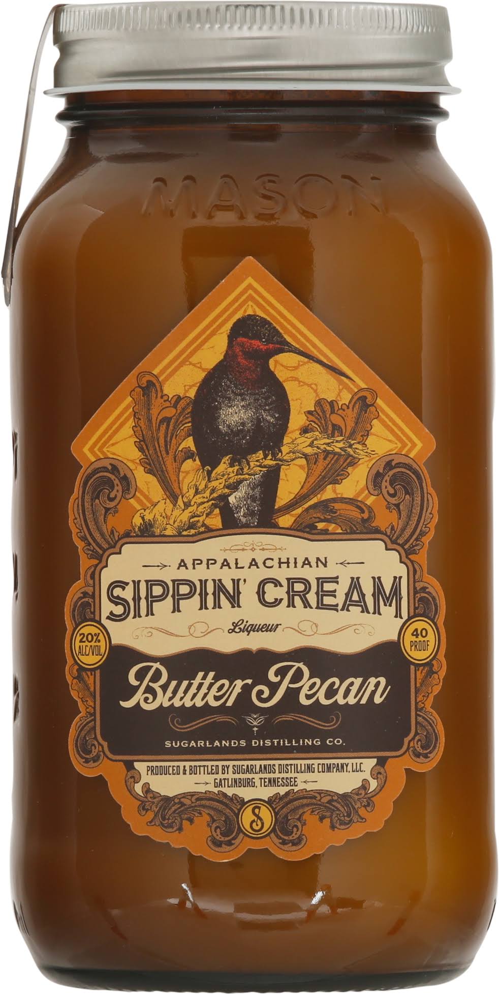 Sugarlands Shine Appalachian Sippin Cream Butter Pecan Cream Liqueur 750ml Bottle