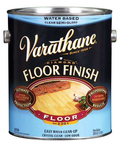 Varathane Floor Finish Polyurethane - Semi-Gloss, Crystal Clear