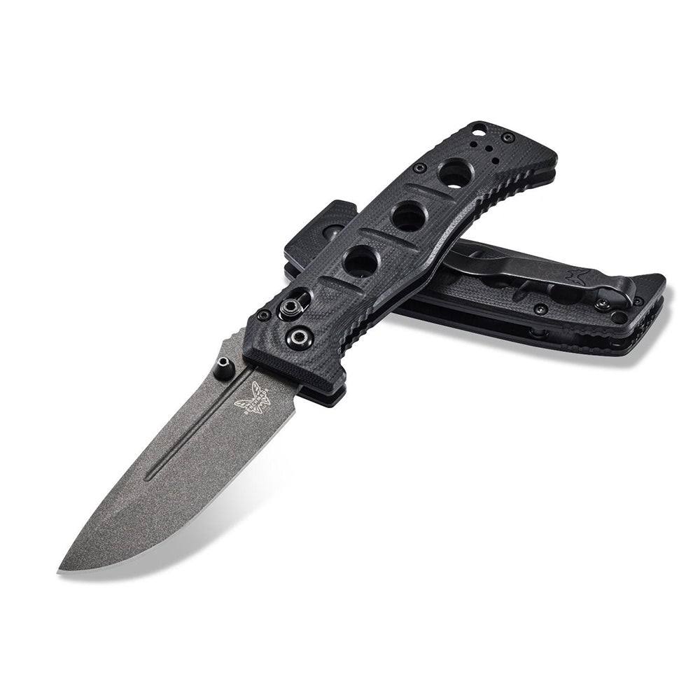 Benchmade Mini Adamas Shane Sibert Gray Cpm-Cruwear Knife - Bm-273Gy-1 Black Outdoors