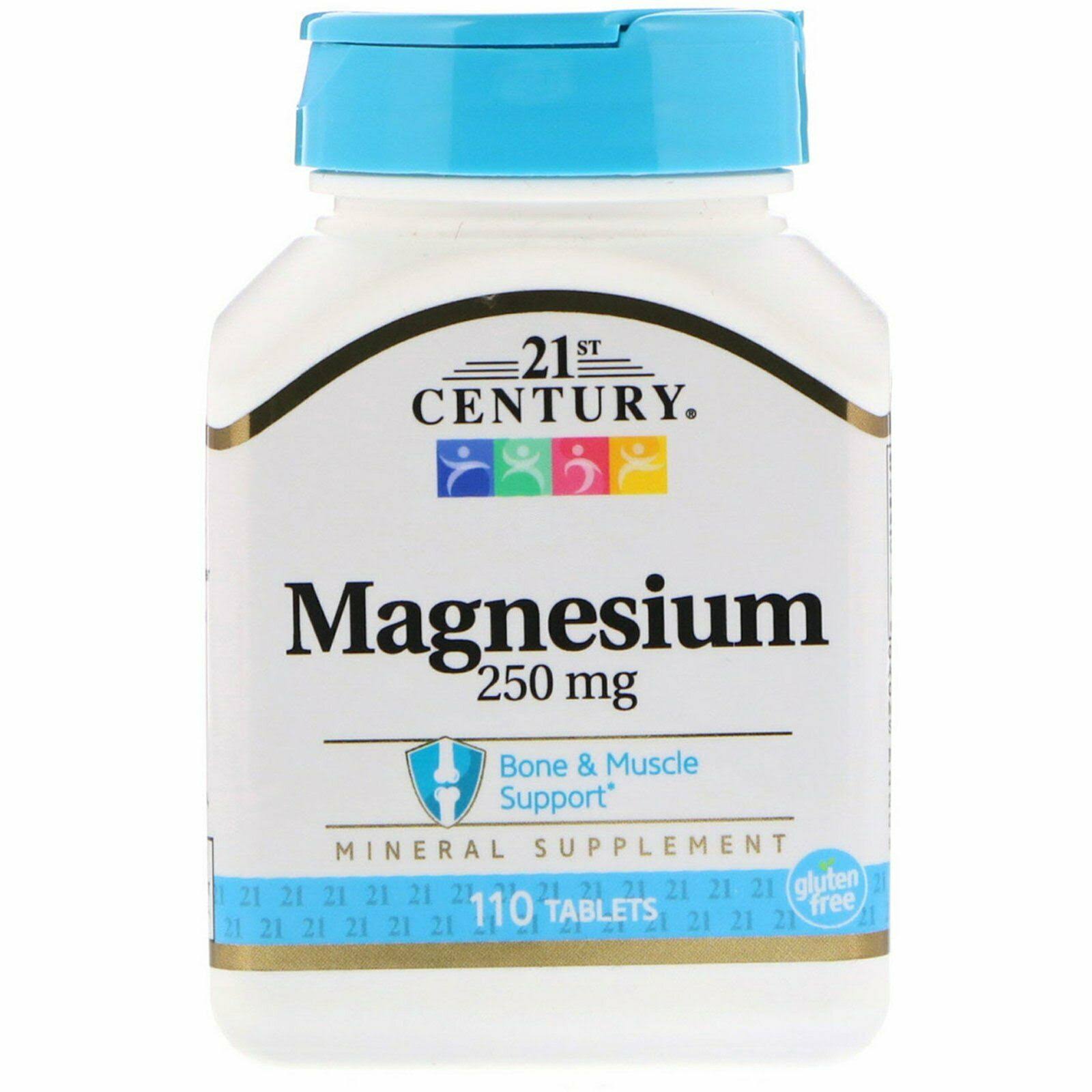 21st Century Magnesium 250mg Tablets