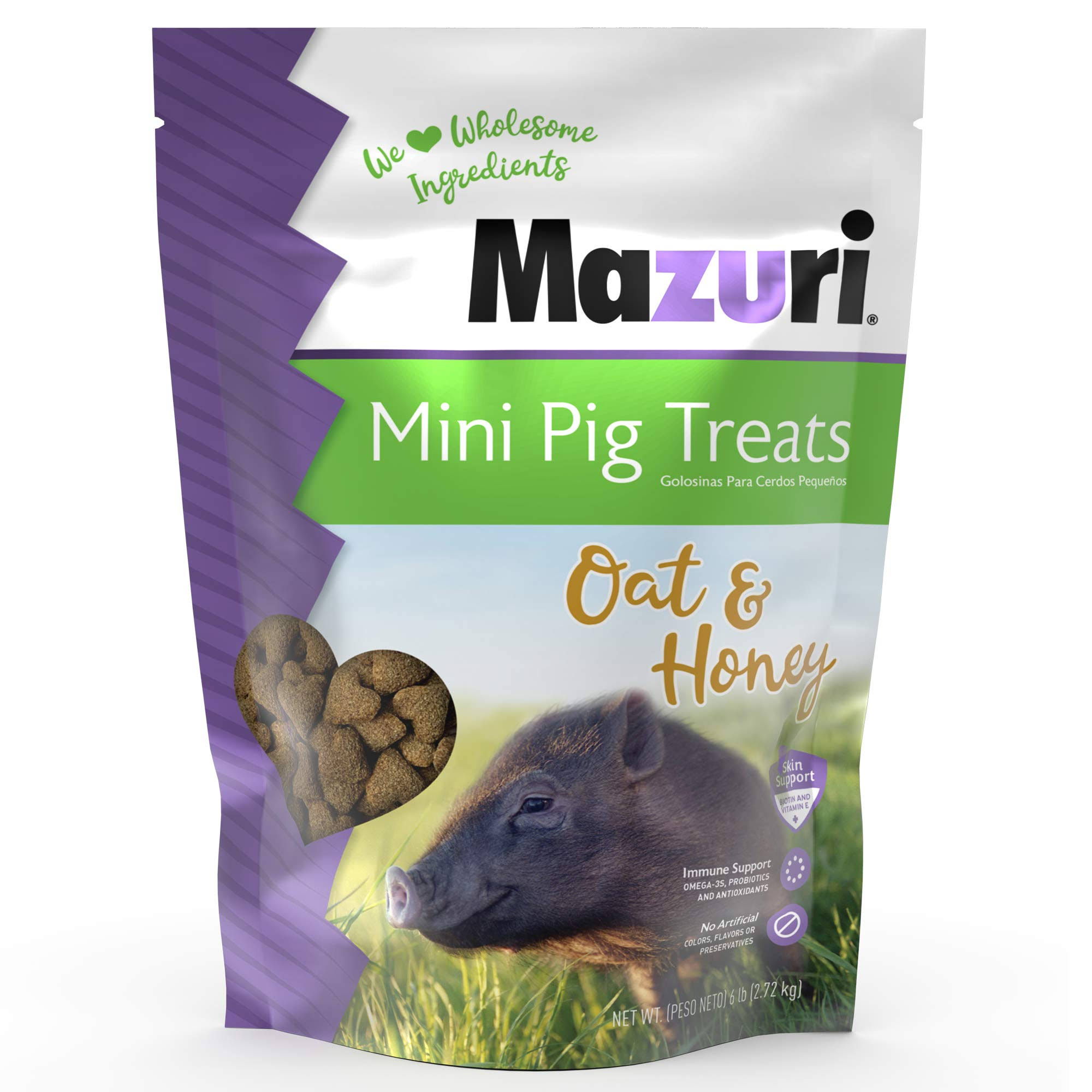 Mazuri Oat & Honey Mini Pig Treats, 6 lbs.