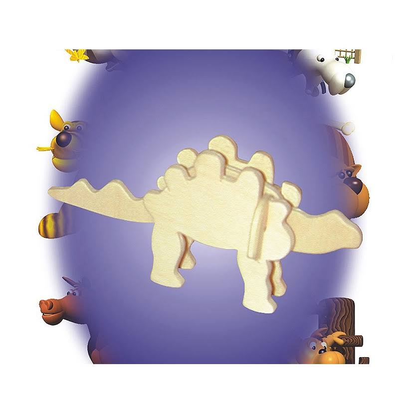 Mini 3D Puzzles - Stegosaurus | Puzzled | Games & Puzzles | Best Price Guarantee | Delivery Guaranteed | 30 Day Money Back Guarantee