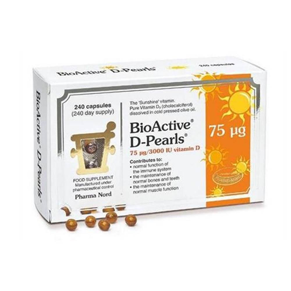 Pharma Nord Bioactive D-Pearls 3000IU Vitamin D Large 240 Pack