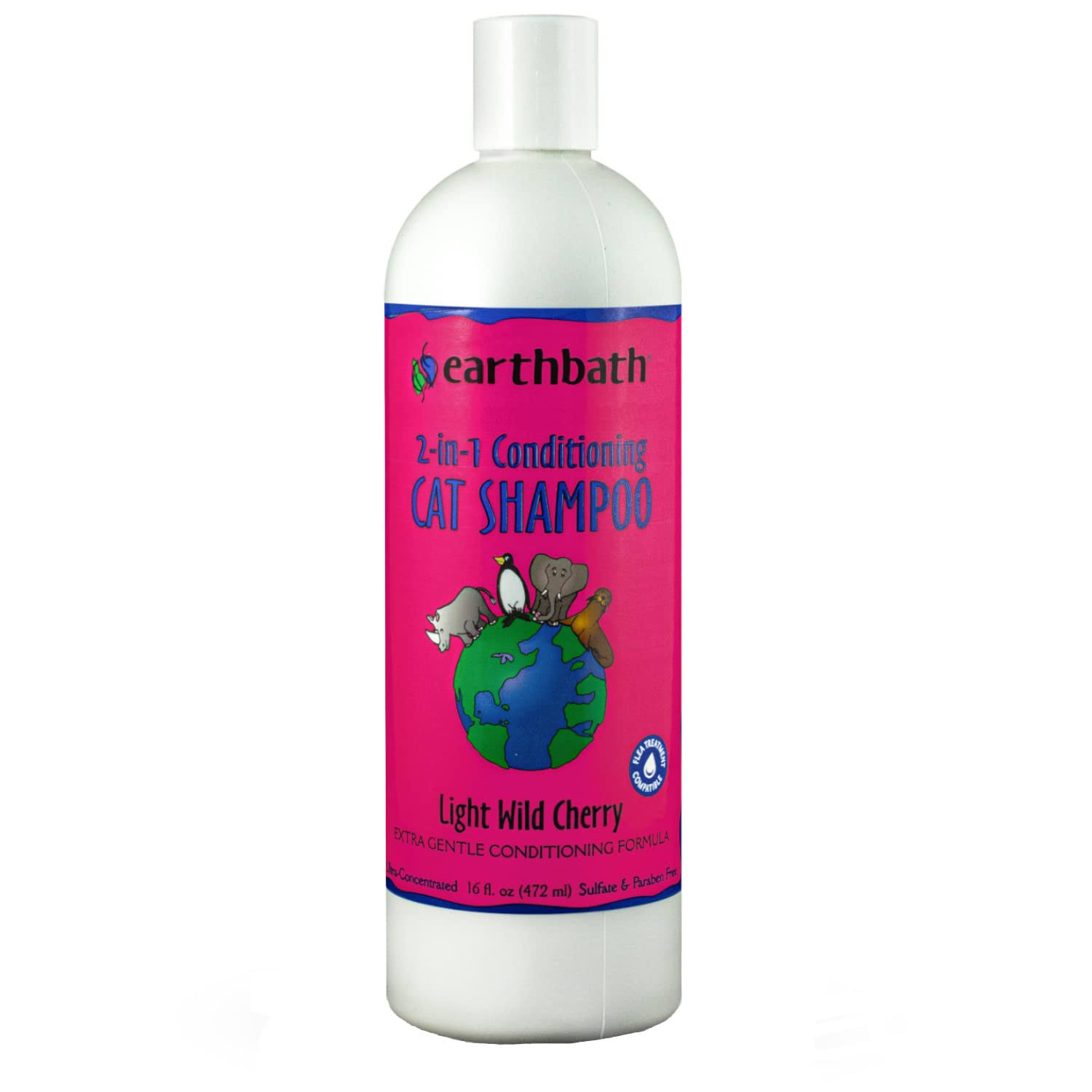 Earthbath All Natural Cat Shampoo and Conditioner in 1 - 16oz