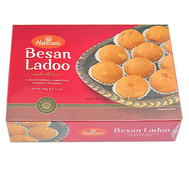 Haldiram Besan Ladoo (Freshly Packed) 400 Gram