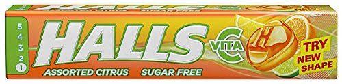 Halls Sugar Free Assorted Citrus 32G