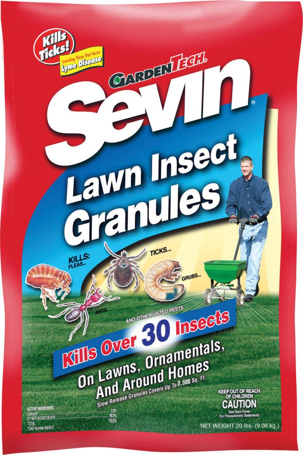 Garden Tech Sevin Lawn Insect Granules - 20lbs