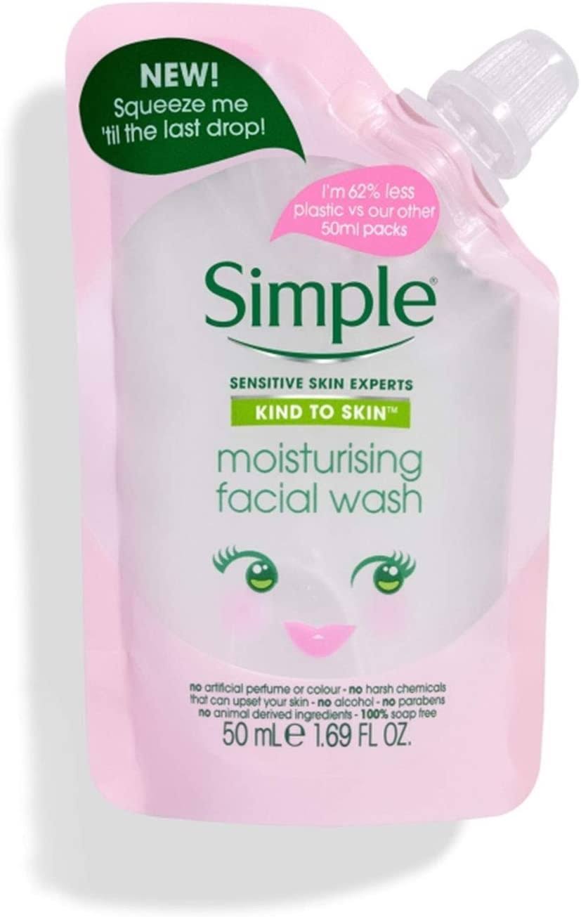 Simple Mini Moisturising Facial Wash - 50ml