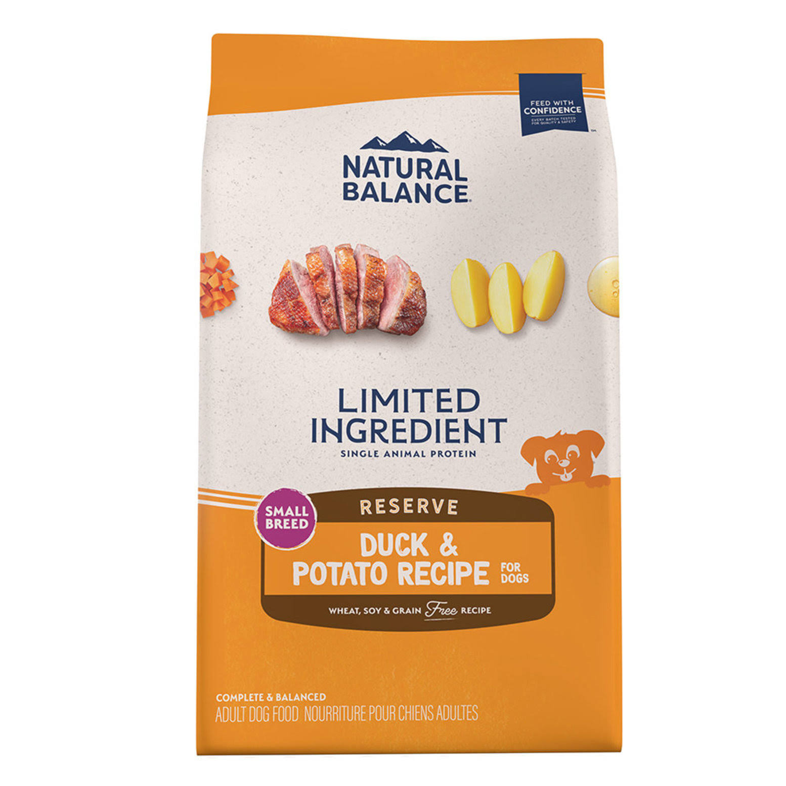 Natural Balance Adult Small Breed - Duck & Potato | Dog Food | Size: 5.44 kg