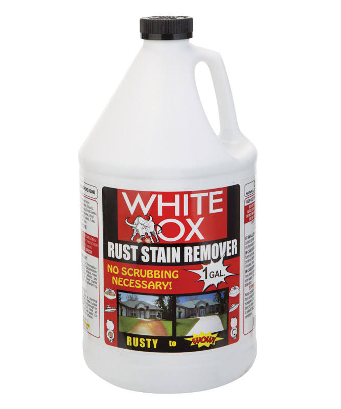 White-OX 1483155 1 Gal Rust Stain Remover (Pack of 4)