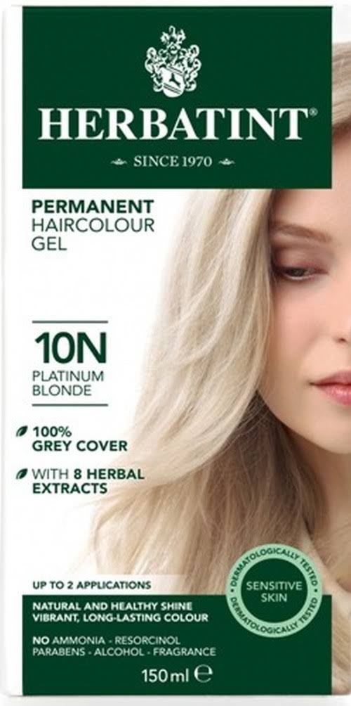 Herbatint Permanen Herbal Haircolour Gel - 10N Platinum Blonde