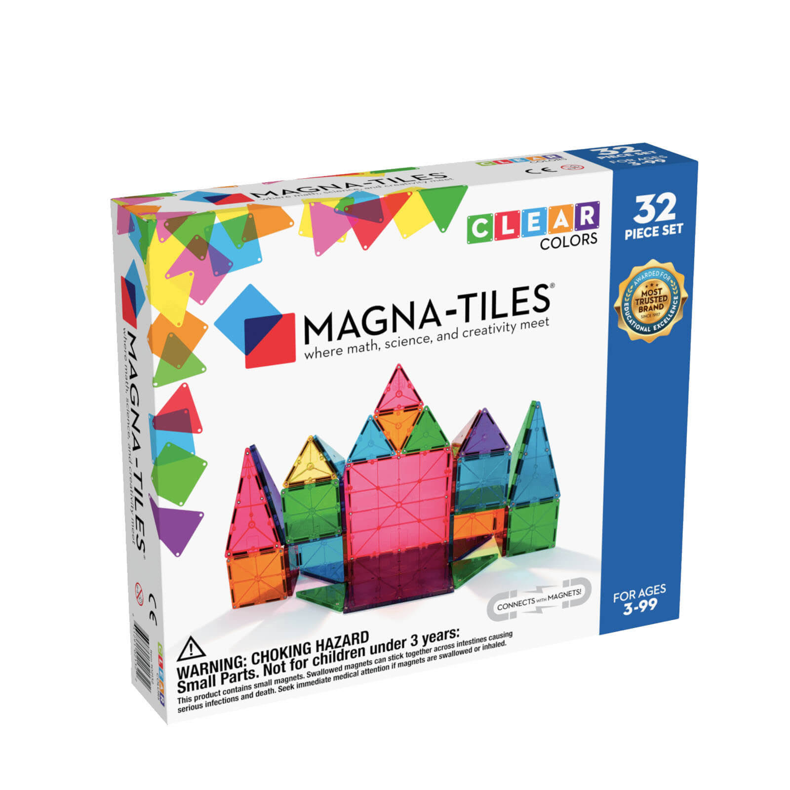 Valtech Magna-Tiles Geometric Shapes - 32 Pieces