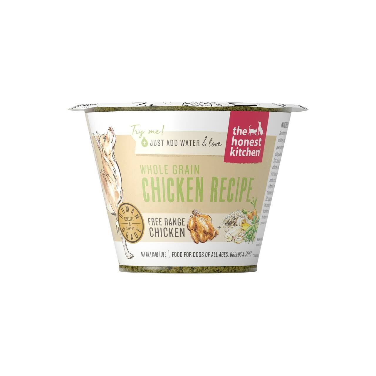 The Honest Kitchen The Chicken Recipe Whole Grain Human Grade Dehydrated Dog Food 3 oz