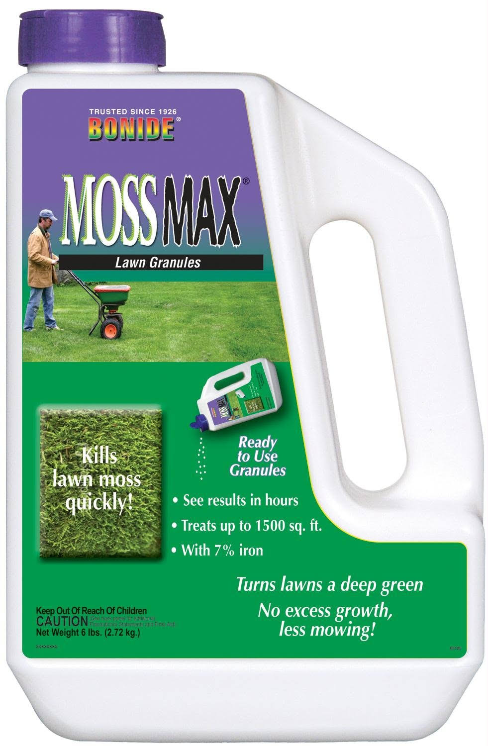 Bonide 60725 Moss Max Lawn Granules
