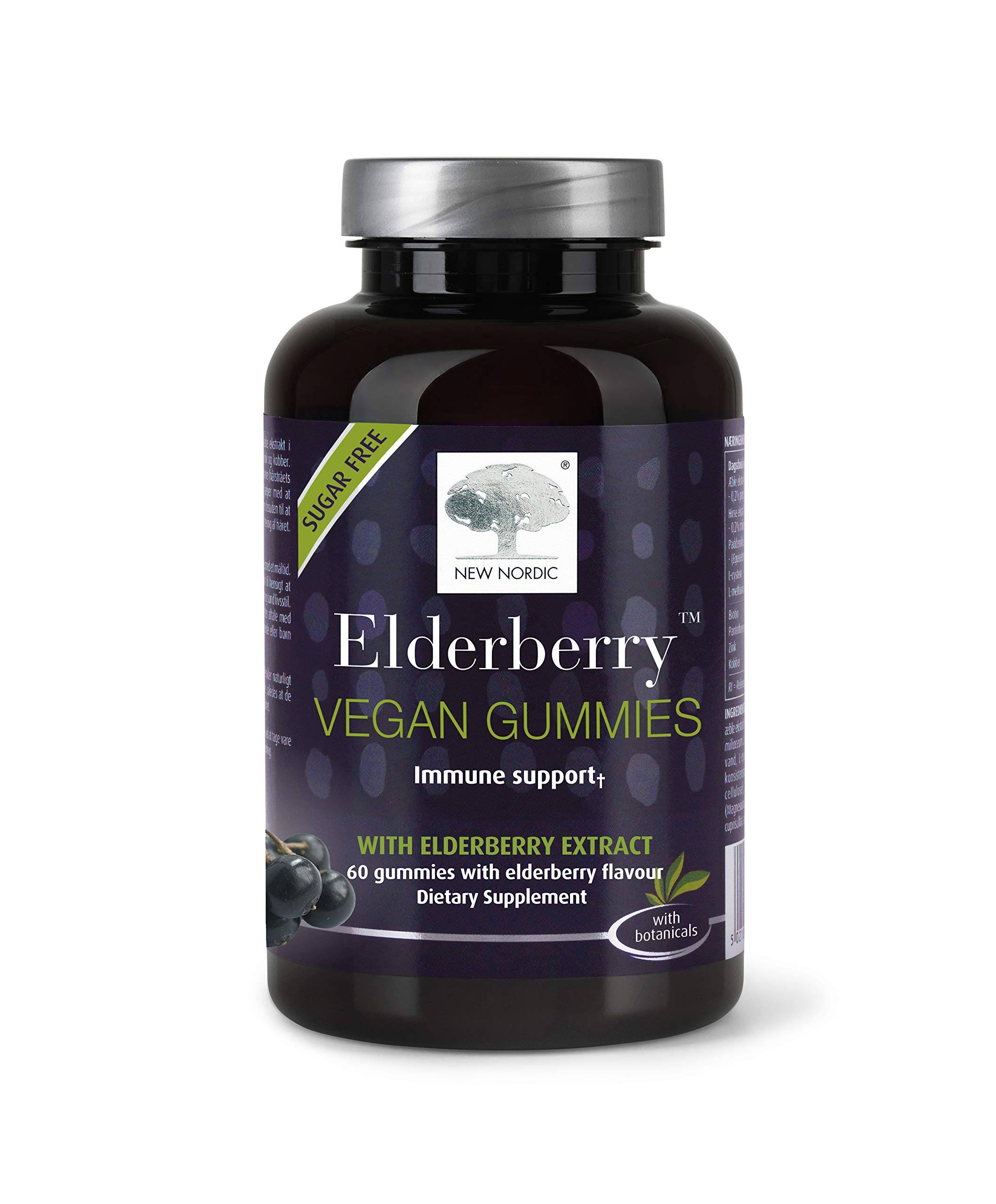 New Nordic - Elderberry Vegan Gummies - 60 Gummies
