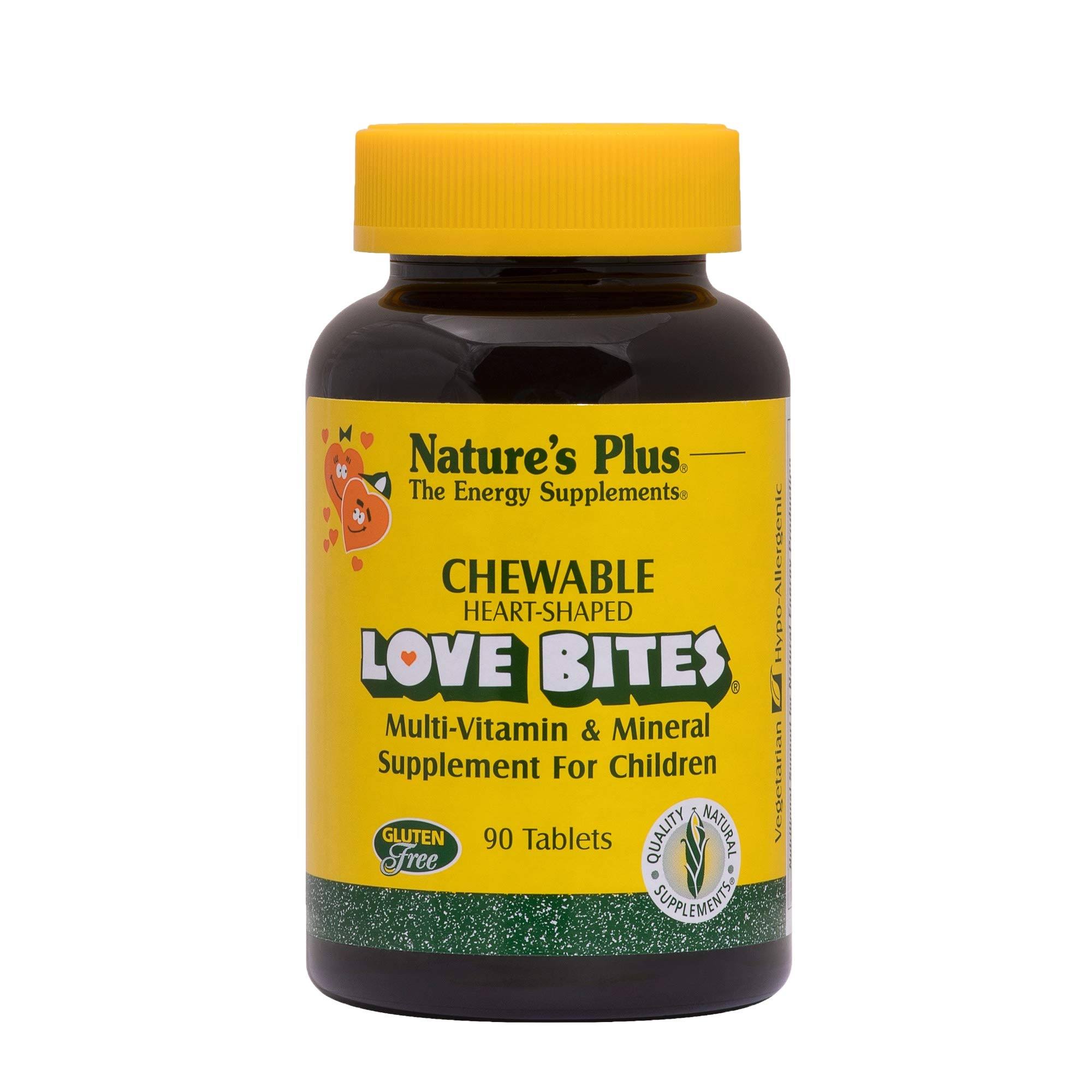 Nature's Plus Love Bites Children's Chewable Multi-Vitamin and Mineral - 90 tablets