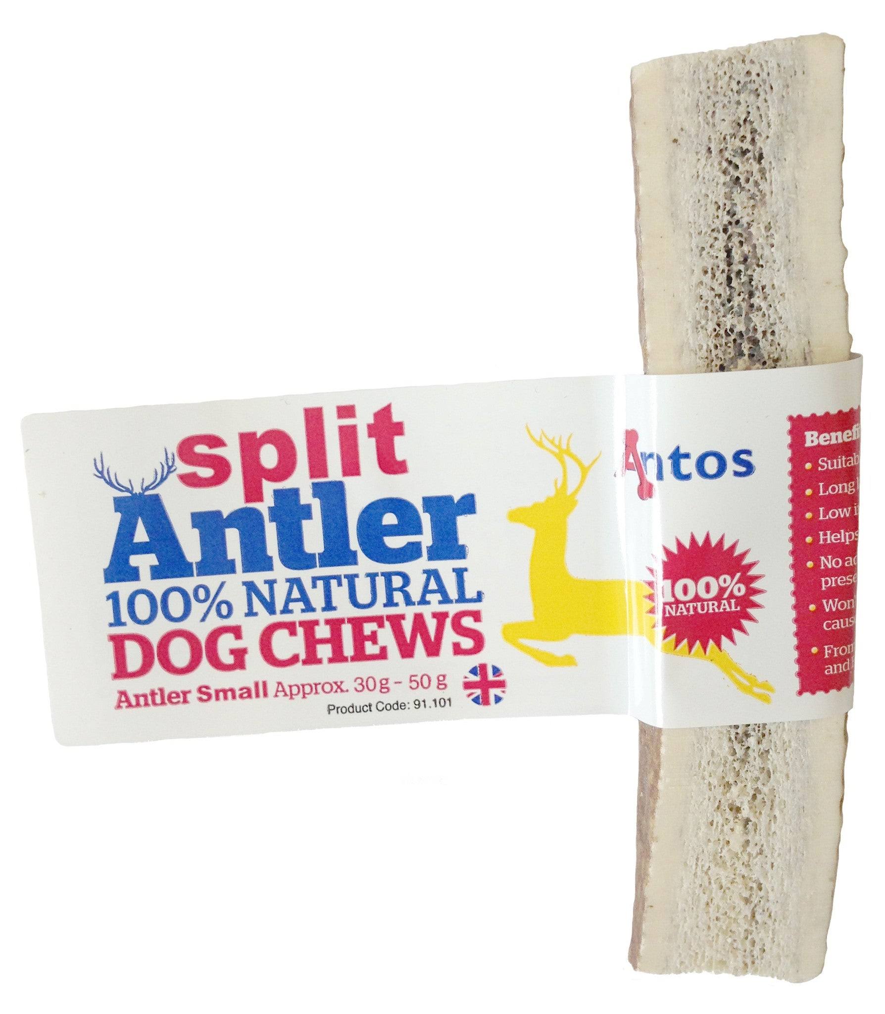 Antos Split Antler 100 Natural Dog Chew - Small