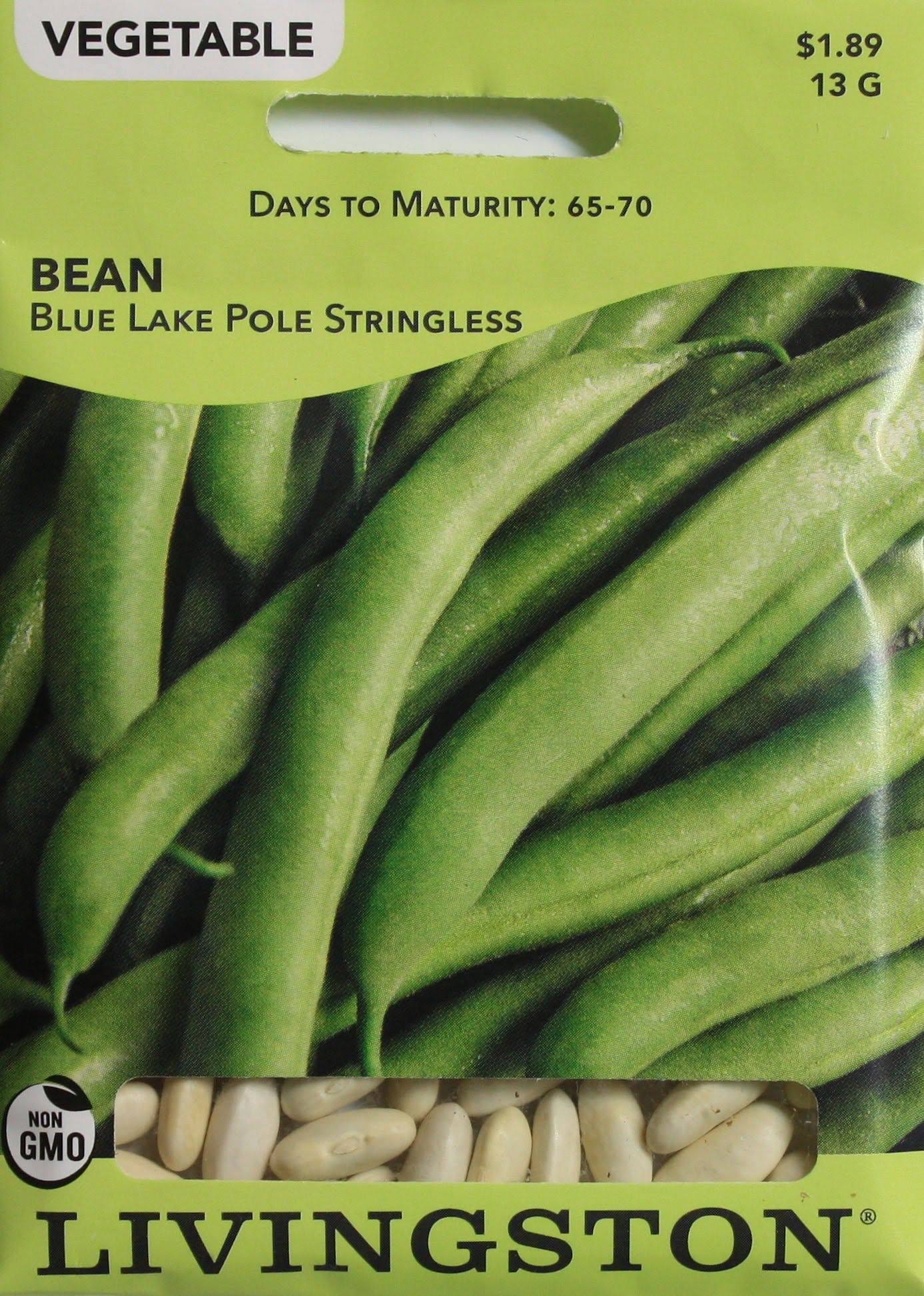 Livingston: Vegetable Seed Bean ‘Blue Lake Pole stringless’