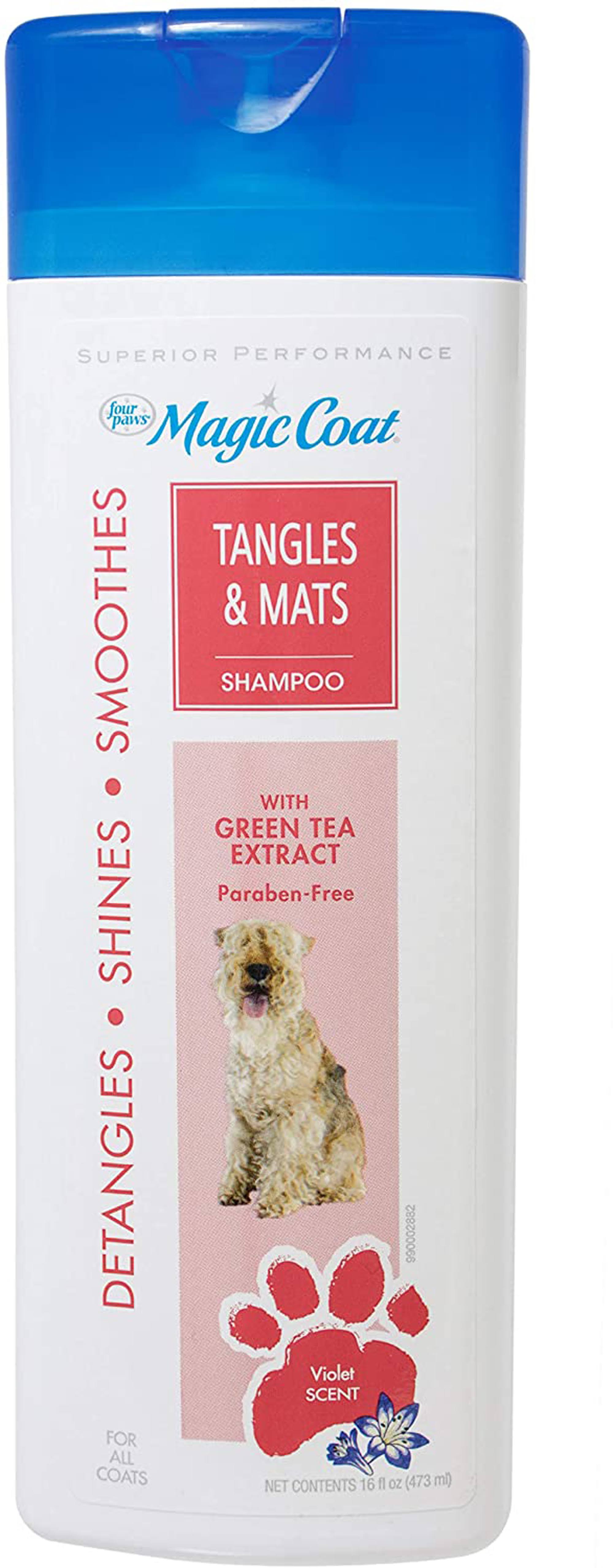 Four Paws Magic Coat Dog Grooming Shampoo - Tangles and Mats, 16oz