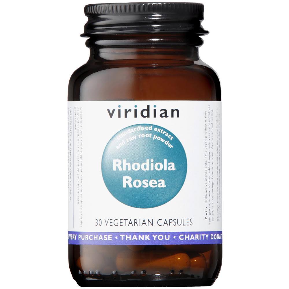Viridian Maximum Potency Rhodiola Rosea Root Extract - 30 Capsules