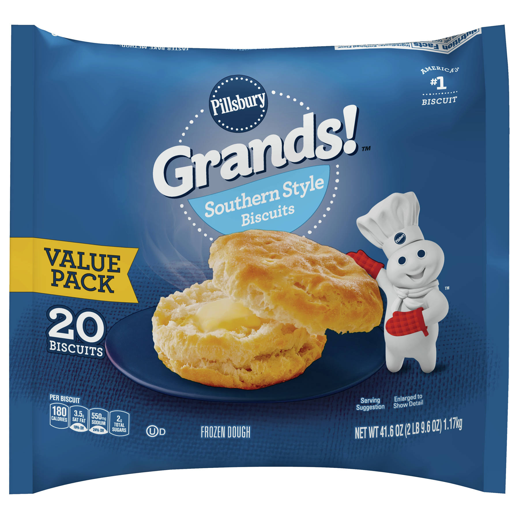 Pillsbury Grands! Southern Style Biscuits Value Pack - 20ct, 41.6oz