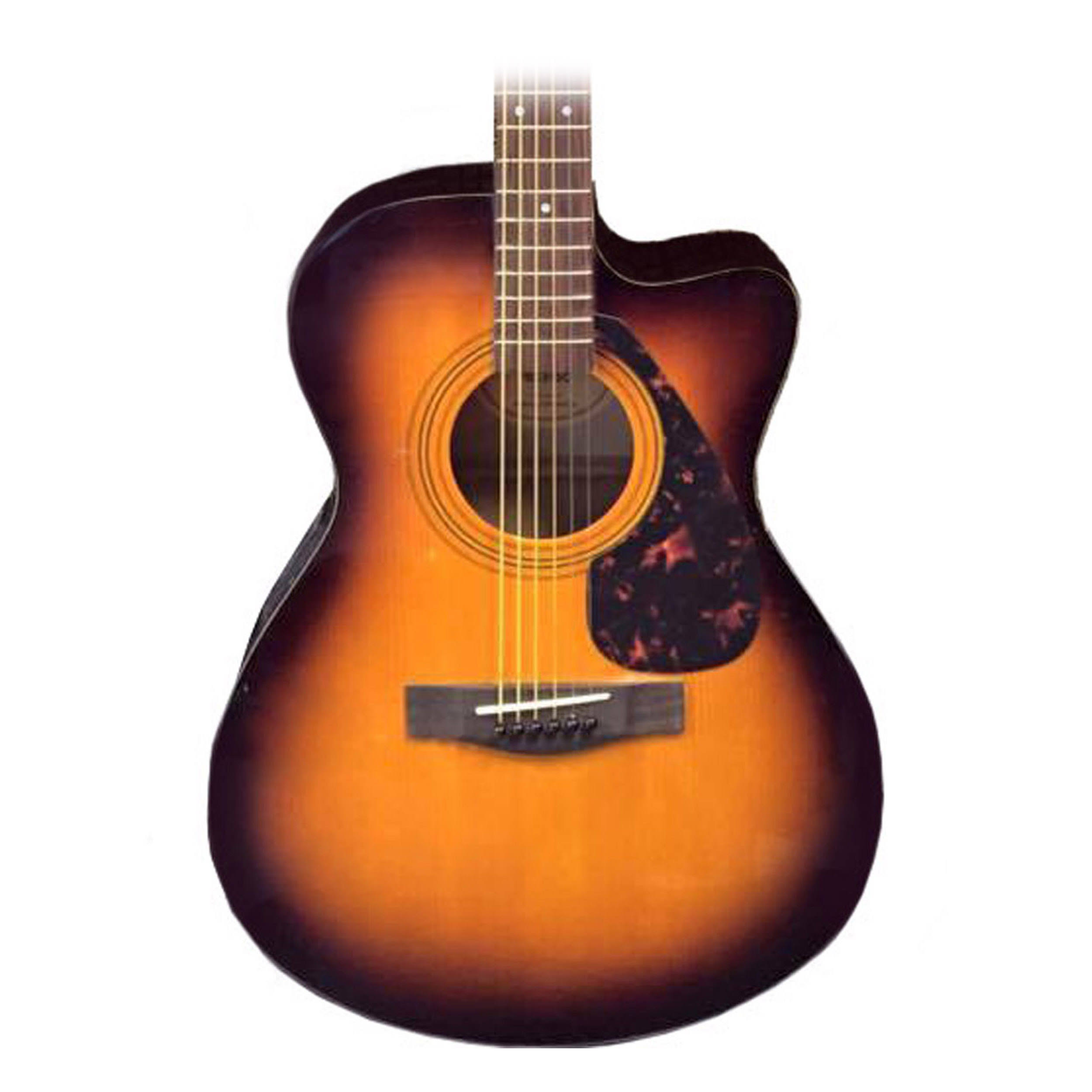Yamaha FSX315C TBS Concert Cutaway Acoustic/Electric Guitar, Tobacco Sunburst