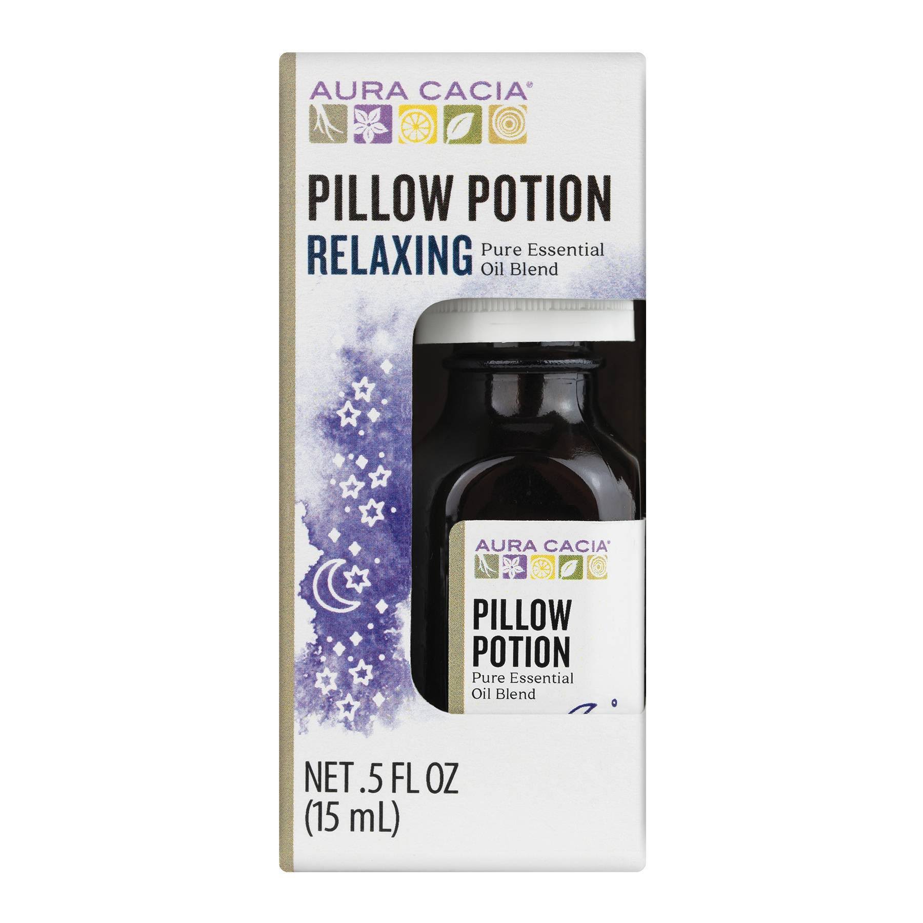 Aura Cacia Essential Oil Blend, Pillow Potion, Relaxing - 0.5 fl oz