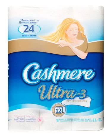 Cashmere Double Roll Bathroom Tissue - 12 Count