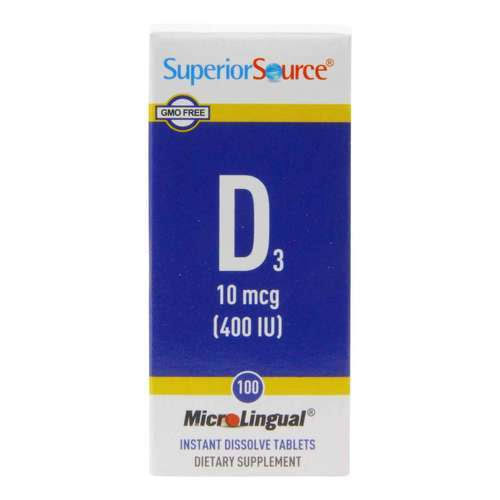 Superior Source D3 - 400 IU - 100 Tablets