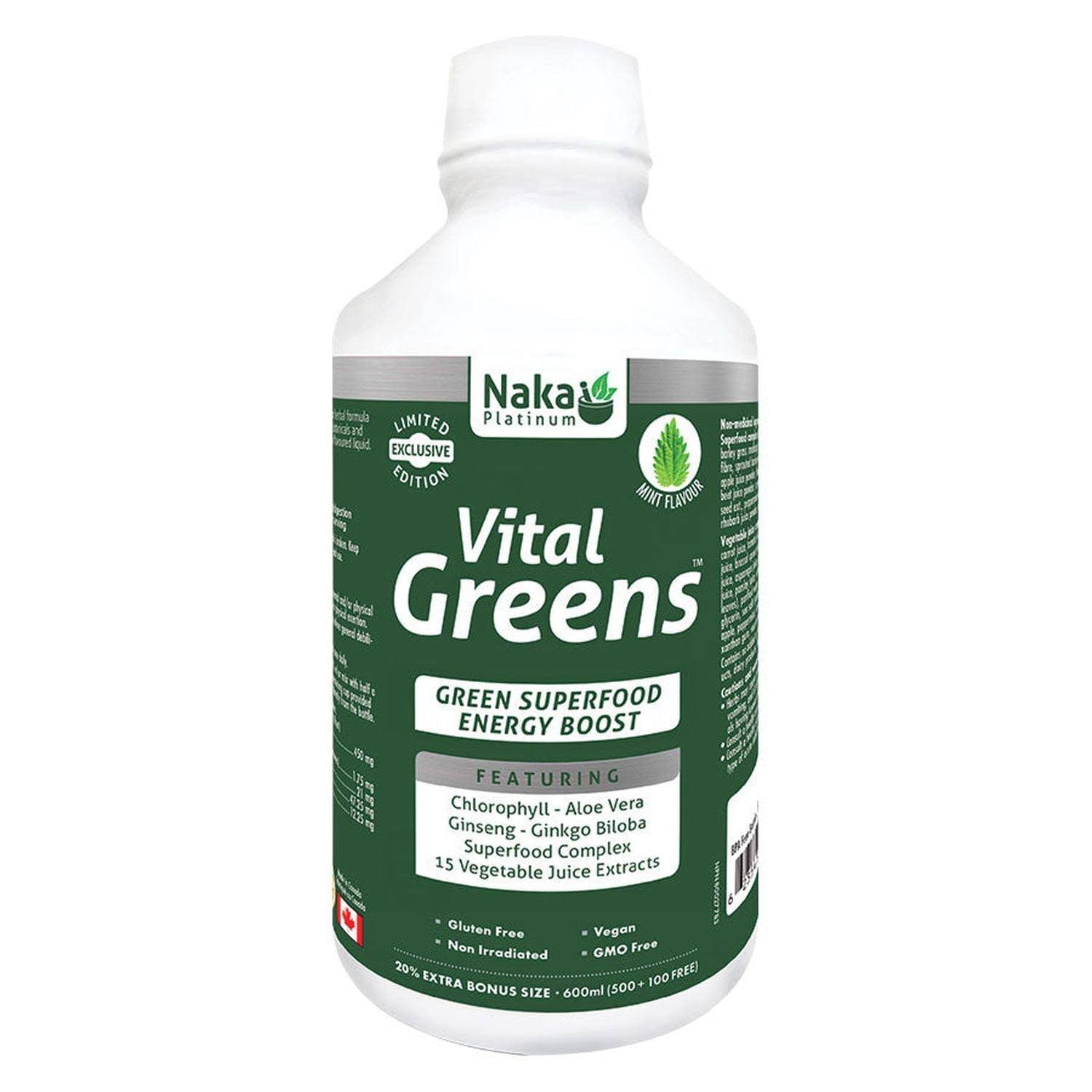Naka Vital Greens Liquid - 600ml