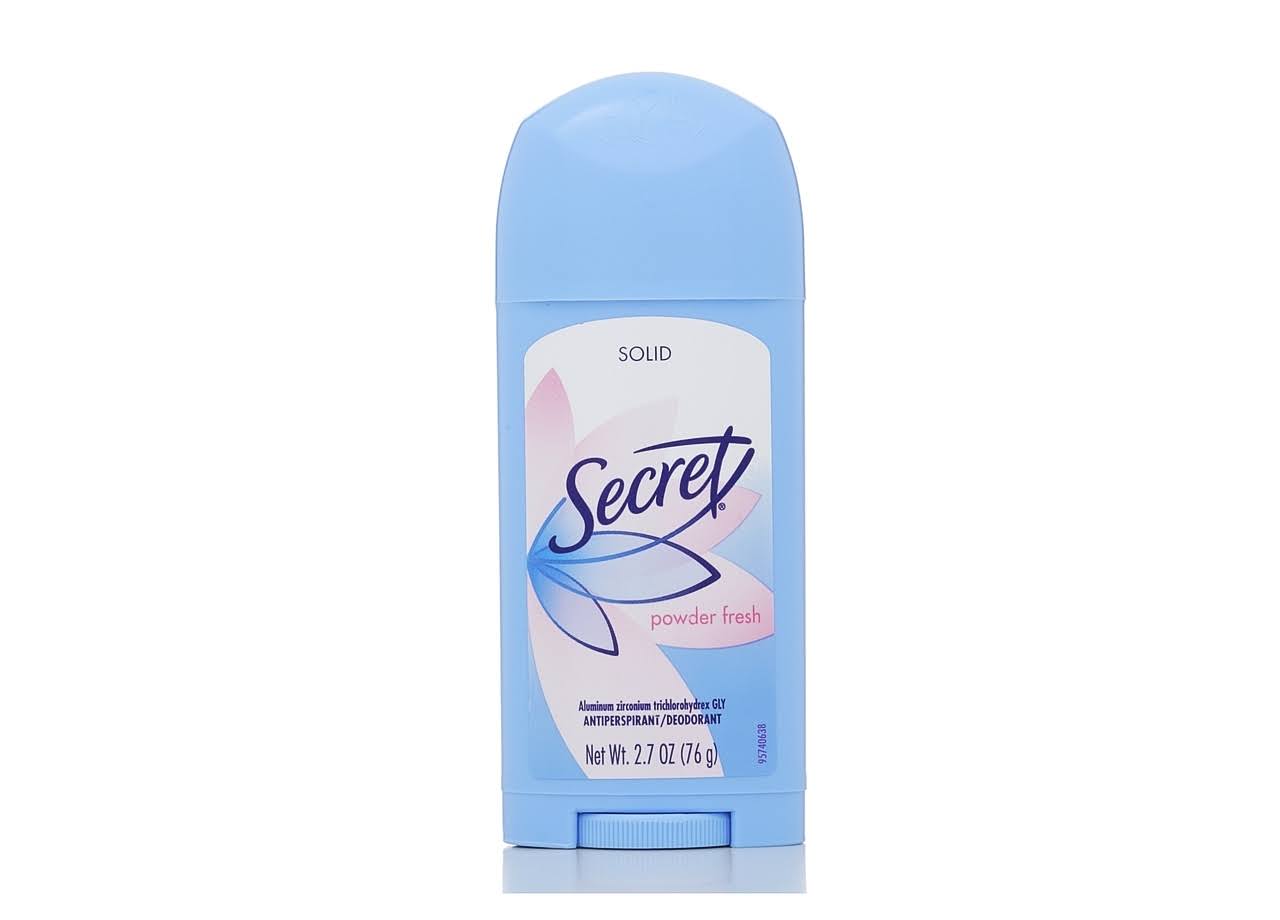 Secret Solid Antiperspirant Deodorant - Powder Fresh, 2.7oz