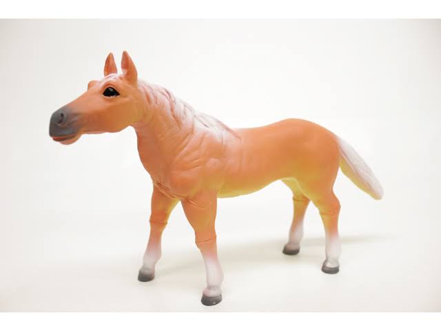 9.5" Small Soft Touch Palomino Horse