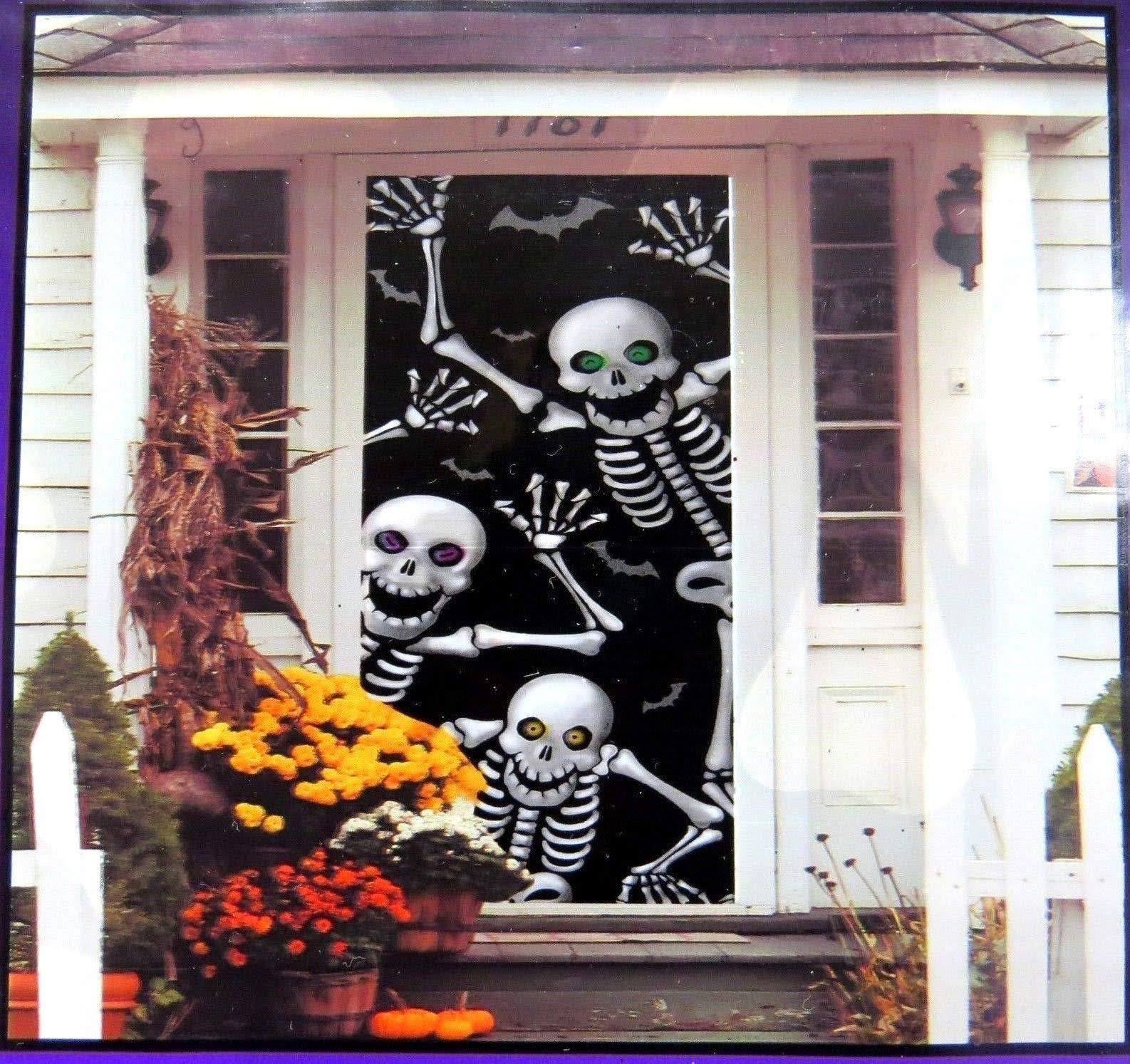 Halloween Window Decoration Skeletons