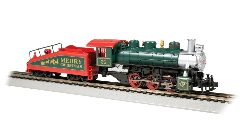 Track H0 - Bachmann Steam Locomotive 0-6-0 North Pole with Smoke Function - 50624 New