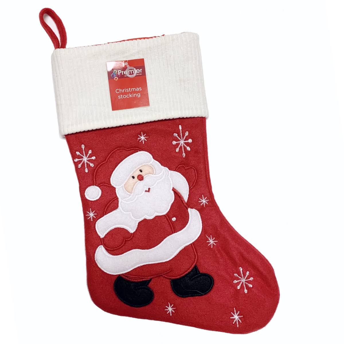 Red Santa Christmas Stocking - 41cm
