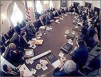 photo of a cabinet meeting